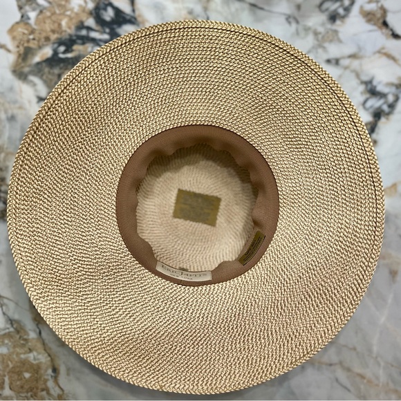 ERIC JAVITS HAMPTON STRAW SUN HAT - Picture 8 of 10